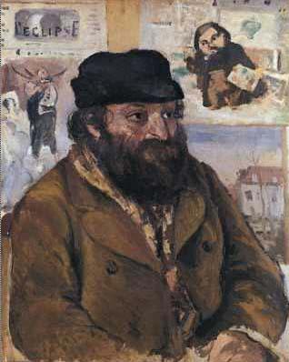 Camille Pissarro Portrait Paul Cezanne oil painting picture